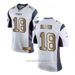 Maglia NFL Gold Game New England Patriots Slater Bianco