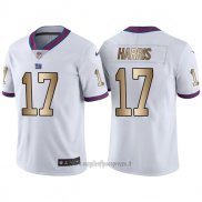 Maglia NFL Gold Legend New York Giants Harris Bianco