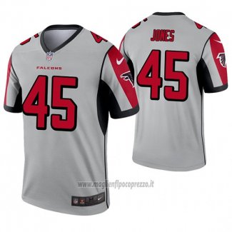 Maglia NFL Legend Atlanta Falcons 45 Deion Jones Inverted Grigio