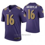 Maglia NFL Legend Baltimore Ravens Quincy Adeboyejo Viola Color Rush
