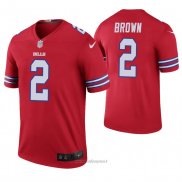 Maglia NFL Legend Buffalo Bills John Brown Color Rush Rosso