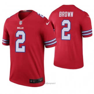 Maglia NFL Legend Buffalo Bills John Brown Color Rush Rosso