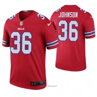 Maglia NFL Legend Buffalo Bills Kevin Johnson Color Rush Rosso