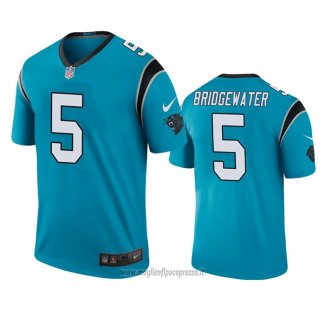 Maglia NFL Legend Carolina Panthers Teddy Bridgewater Blu Color Rush