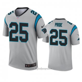Maglia NFL Legend Carolina Panthers Troy Pride Inverted Grigio