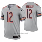 Maglia NFL Legend Chicago Bears 12 Allen Robinson Inverted Grigio