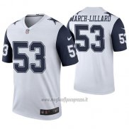 Maglia NFL Legend Dallas Cowboys Justin March Lillard Bianco Color Rush