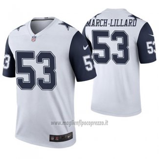 Maglia NFL Legend Dallas Cowboys Justin March Lillard Bianco Color Rush
