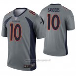 Maglia NFL Legend Denver Broncos 10 Emmanuel Sanders Inverted Grigio