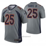 Maglia NFL Legend Denver Broncos 25 Chris Harris Jr Inverted Grigio