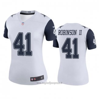 Maglia NFL Legend Donna Dallas Cowboys Reggie Robinson Ii Bianco