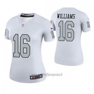 Maglia NFL Legend Donna Las Vegas Raiders Tyrell Williams Bianco Color Rush