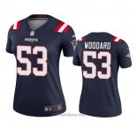 Maglia NFL Legend Donna New England Patriots Dustin Woodard Blu
