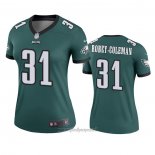 Maglia NFL Legend Donna Philadelphia Eagles Nickell Robey Coleman Verde