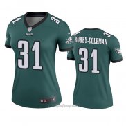 Maglia NFL Legend Donna Philadelphia Eagles Nickell Robey Coleman Verde