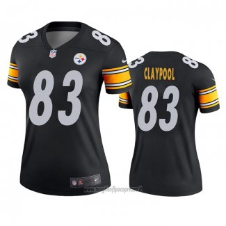 Maglia NFL Legend Donna Pittsburgh Steelers Chase Claypool Nero
