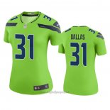 Maglia NFL Legend Donna Seattle Seahawks Deejay Dallas Verde