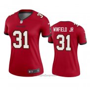 Maglia NFL Legend Donna Tampa Bay Buccaneers Antoine Winfield Jr. Rosso
