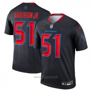 Maglia NFL Legend Houston Texans Will Anderson Jr. Alternato Nero