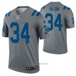 Maglia NFL Legend Indianapolis Colts Rock Ya-sin Inverted Grigio