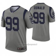 Maglia NFL Legend Los Angeles Rams 99 Aaron Donald Inverted Grigio