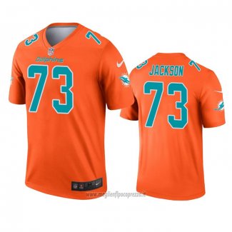 Maglia NFL Legend Miami Dolphins Austin Jackson Arancione Inverted