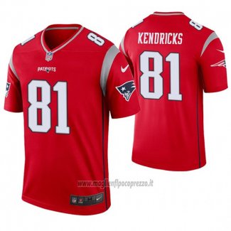 Maglia NFL Legend New England Patriots 81 Lance Kendricks Inverted Rosso