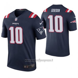 Maglia NFL Legend New England Patriots Josh Gordon Blu Color Rush