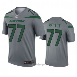 Maglia NFL Legend New York Jets Mekhi Becton Inverted Grigio