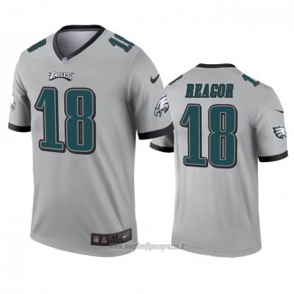 Maglia NFL Legend Philadelphia Eagles Jalen Reagor Inverted Grigio