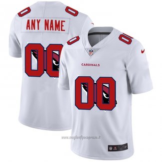 Maglia NFL Limited Arizona Cardinals Personalizzate Logo Dual Overlap Bianco