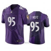 Maglia NFL Limited Baltimore Ravens Derek Wolfe Citta Edition Viola