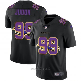 Maglia NFL Limited Baltimore Ravens Judon Logo Dual Overlap Nero