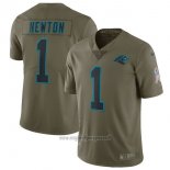 Maglia NFL Limited Bambino Carolina Panthers 1 Newton Verde