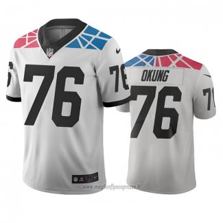 Maglia NFL Limited Carolina Panthers Russell Okung Citta Edition Bianco