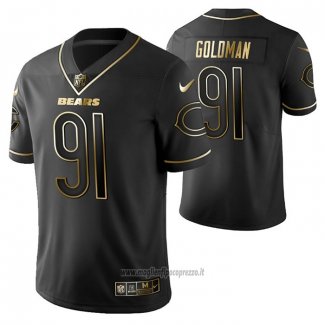 Maglia NFL Limited Chicago Bears Eddie Goldman Golden Edition Nero