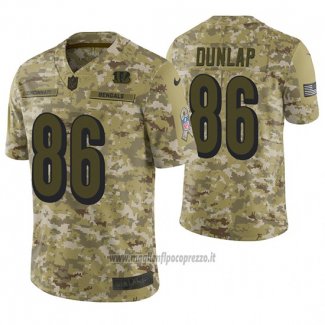 Maglia NFL Limited Cincinnati Bengals Carlos Dunlap 2018 Salute To Service Camuffamento