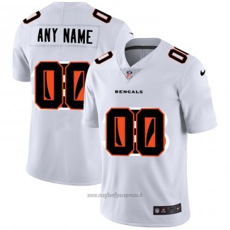 Maglia NFL Limited Cincinnati Bengals Personalizzate Logo Dual Overlap Bianco