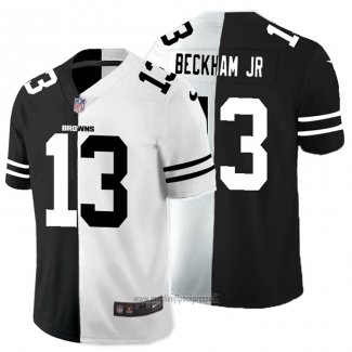 Maglia NFL Limited Cleveland Browns Beckham JR Black White Split
