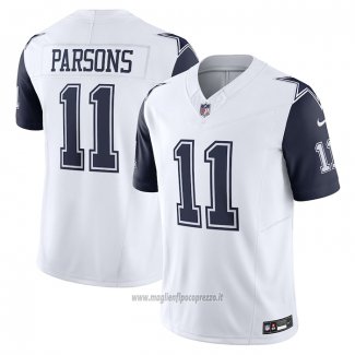Maglia NFL Limited Dallas Cowboys Micah Parsons Vapor F.u.s.e. Bianco