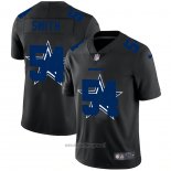 Maglia NFL Limited Dallas Cowboys Smith Logo Dual Overlap Nero