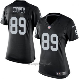 Maglia NFL Limited Donna Las Vegas Raiders 89 Amari Cooper Nero