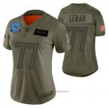 Maglia NFL Limited Donna Tennessee Titans Taylor Lewan 2019 Salute To Service Verde