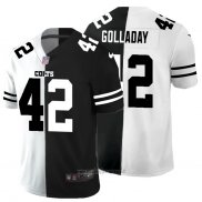 Maglia NFL Limited Indianapolis Colts Clark White Black Split