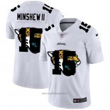 Maglia NFL Limited Jacksonville Jaguars Minshew Ii Logo Dual Overlap Bianco