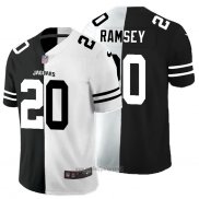 Maglia NFL Limited Jacksonville Jaguars Ramsey Black White Split