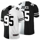 Maglia NFL Limited Kansas City Chiefs Jones Black White Split