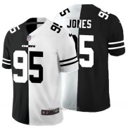 Maglia NFL Limited Kansas City Chiefs Jones Black White Split