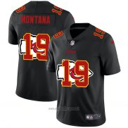 Maglia NFL Limited Kansas City Chiefs Montana Logo Dual Overlap Nero