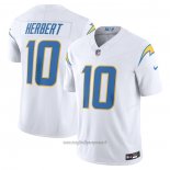 Maglia NFL Limited Los Angeles Chargers Justin Herbert Vapor F.u.s.e. Bianco